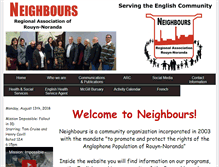 Tablet Screenshot of neighbours-rouyn-noranda.ca